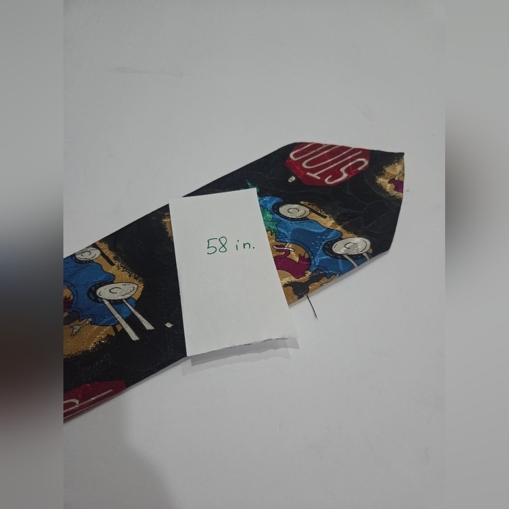 Vintage City One Dr.Seuss Print Necktie - Picture 4 of 5